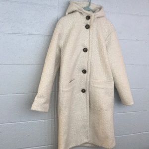 women’s long teddy coat